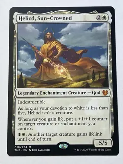 MTG Heliod Sun Crowned NM Theros Beyond Death Regular Magic The Gathering - Image 2