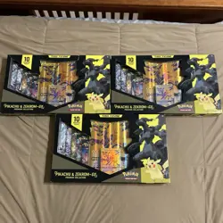 X3 Pikachu And Zekrom GX Premium Collection Box -SEALED Pokemon Card- BRAND NEW - Image 2