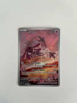 Pokemon TCG Mesprit Illustration Rare Holo Card 204/191 Sv08: Surging Sparks -NM - Image 1