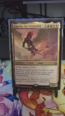 MTG Aurelia, the Warleader, Foundations Mythic Non Foil (Regular) 0651 NM - Image 1