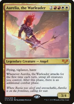 Aurelia, the Warleader #4 *Foil* (NM) - From the Vault: Angels MTG - Image 1