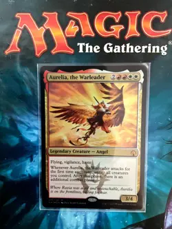 MTG - Guilds of Ravnica Guild Kit - Foil Aurelia, the Warleader - Image 1