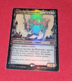 Magic the Gathering Aurelia, the Warleader Foil March of the Machine Used - Image 1