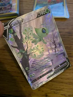 NEAR MINT! Celebi V (245/264) Fusion Strike Alt Art Ultra Rare Pokemon Card! - Image 3