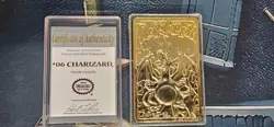Pokemon 23K Gold Plated Trading Card Charizard & Mewtwo Burger King With COA1999 - Image 3