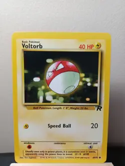 Pokemon TCG - Voltorb 69/82 - Team Rocket - Common - LP WOTC - Image 1