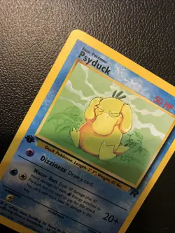 Psyduck 65/82 Team Rocket 1st Edition Pokemon Card In Mint Condition - Image 5