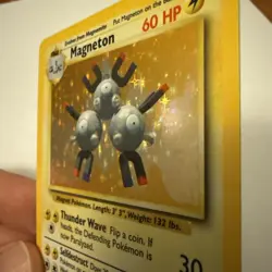 Pokemon TCG Magneton Base Set Holo Rare Card - Image 3