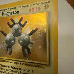 Pokemon TCG Magneton Base Set Holo Rare Card - Image 4