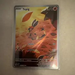 Pokemon White Flare TCG 4 Card Lot AR Mienfoo Mienshao Tepig Patrat - Image 5