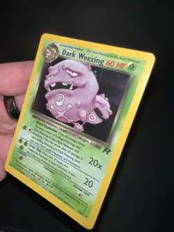 Dark Weezing Holo Rare 14/82 - Team Rocket Set - Vintage Pokemon Card NM - Image 5