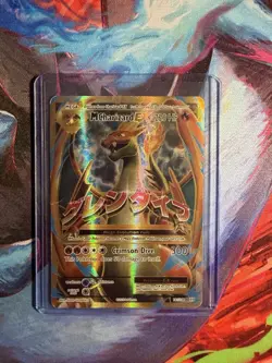 Pokemon TCG Evolutions M Charizard EX Full Art Holo Card 101/108 HP Condition - Image 1