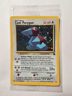 Pokemon Card - TCG Cool Porygon Promo Card Black Star #15 (NEW, SEALED!!) - Image 3