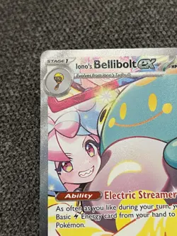 Pokemon TCG Journey Together Iono's Bellibolt EX Card 183/159 Mint Condition - Image 2