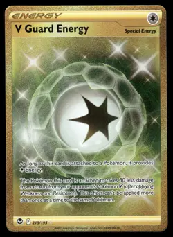 Pokemon Cards V Guard Energy 215/195 Silver Tempest Secret Rare NM - Image 1