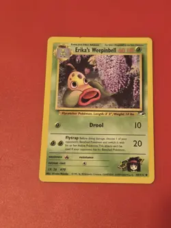 Pokemon TCG: Gym Heroes Erika's Weepinbell Uncommon Card 48/132 - Image 1