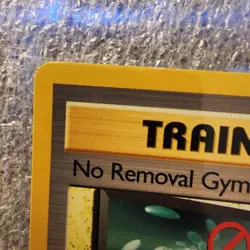 POKEMON 2000 TRAINER NO REMOVAL GYM STADIUM CARD #103 - Image 3