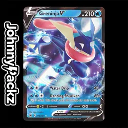 Greninja V 073/264 - 2021 Fusion Strike Rare Holo - Pokemon Card (NM) - Image 1
