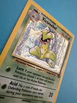 Pokemon TCG Victreebel Holo Rare Unlimited Jungle Card 14/64 Vintage 1999 LP - Image 3