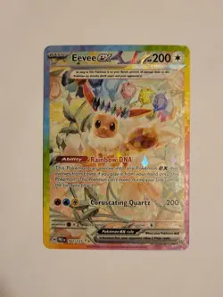 Pokemon Card Eevee EX 167/131 Prismatic Evolutions Ultra Rare SIR - Image 2