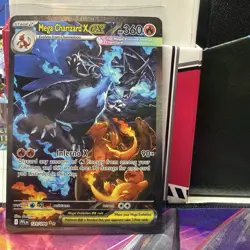 PSL MEGA Charizard X EX 125/094 Fire Holo Stage 2 Pokemon Card English - Image 4