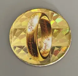 Lord Of The Rings Two Towers Tazo Pickers Number 2 The One Ring - Image 1