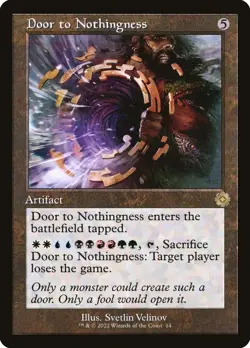 Door to Nothingness Regular - The Brothers' War Retro Artifacts MTG-NM - Image 1