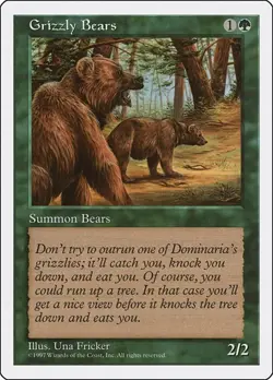 Grizzly Bears MTG NM - Fifth Edition - Image 1