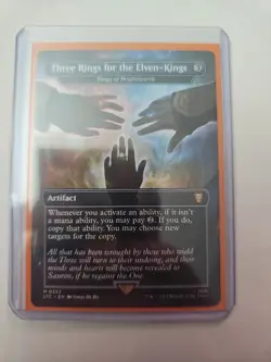 Three Rings for the Elven-Kings - Rings of Brighthearth Commander LotR Regular - Image 1