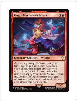 1x Gogo, Mysterious Mime, Final Fantasy, Magic MTG NM - Image 1