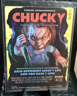 Chucky - Kardur, Doomscourge #1807 *Foil* (NM) - Secret Lair Drop Series MTG - Image 1