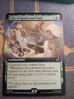 1x Tale of Katara and Toph Extended Art MTG Avatar TLE Near Mint - Image 1