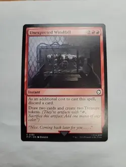 MTG - Unexpected Windfall Fallout Regular C#193 - Image 1