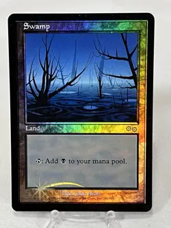 Swamp (1999) Arena Promos Foil ~MP~ Magic The Gathering MTG - Image 1