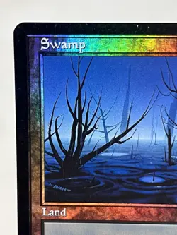 Swamp (1999) Arena Promos Foil ~MP~ Magic The Gathering MTG - Image 3