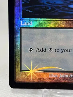 Swamp (1999) Arena Promos Foil ~MP~ Magic The Gathering MTG - Image 5