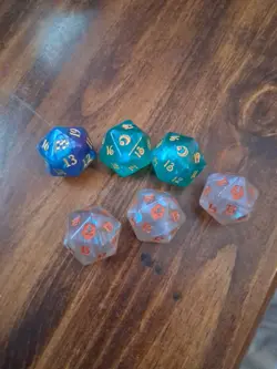 MTG 20-SIDED OVERSIZED LIFE COUNTER DICE Avatar Lorwyn Aetherdrift X6 Bundle - Image 2