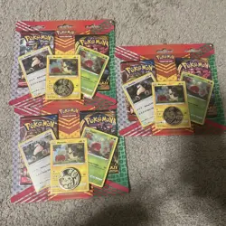 3x Pokemon TCG: Snorlax, Morpeko & Applin Cards with 2 Booster Packs & Coin 820650809842 - Image 1