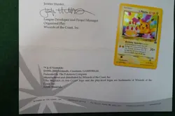 Pokemon 2000 Birthday Pikachu Holo Black Star Promo #24 WOTC NM. - Image 4
