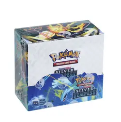 Pokemon Sword & Shield Silver Tempest Booster Box 36 Packs Sealed w/plastic case 820650860911 - Image 1