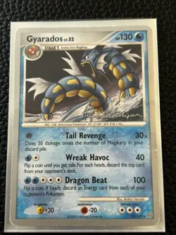 Pokemon Gyarados 19/100 World Championships 2010 Regular English Card - Image 1