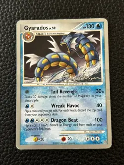 Pokemon Gyarados 19/100 World Championships 2010 Regular English Card - Image 2