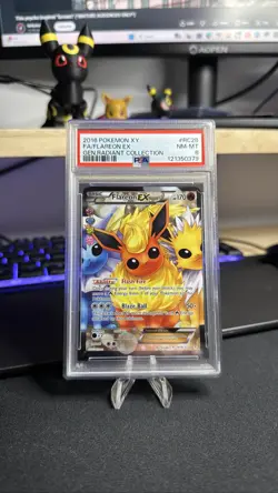2016 Pokemon XY Generations Flareon EX RC28 PSA 8 - Image 1