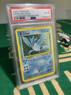 2002 Pokemon Articuno Legendary Collection Holo PSA 6 - Image 1