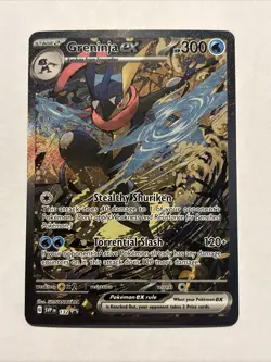 Greninja ex - SVP132 Black Star Promo Special Illustration Pokemon - NM - Image 1