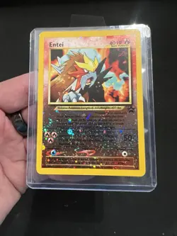 Pokemon Entei 34 Wizards Black Star Promos Reverse Holo Promo Black Star NM - Image 1