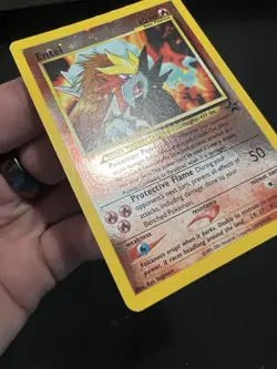 Pokemon Entei 34 Wizards Black Star Promos Reverse Holo Promo Black Star NM - Image 3