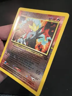 Pokemon Entei 34 Wizards Black Star Promos Reverse Holo Promo Black Star NM - Image 5