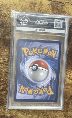2019 Pokemon Cosmic Eclipse Pre-Release Stamp Entei Promo #SM219 AGS 9 - Image 2