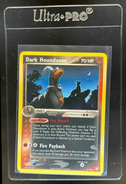 2004 Pokemon EX Team Rocket Returns Dark Houndoom #37/109 - Image 1